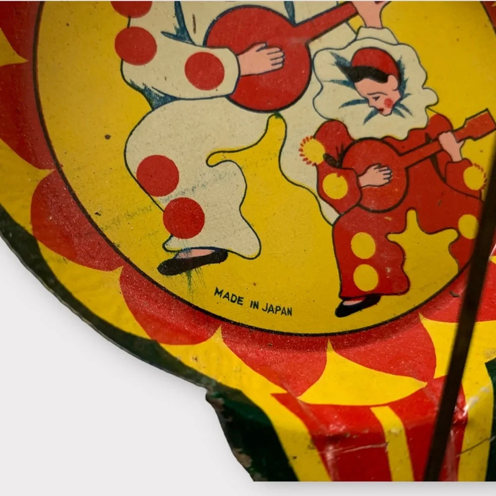 Vintage Tin Double Clapper Clown Noise Makers